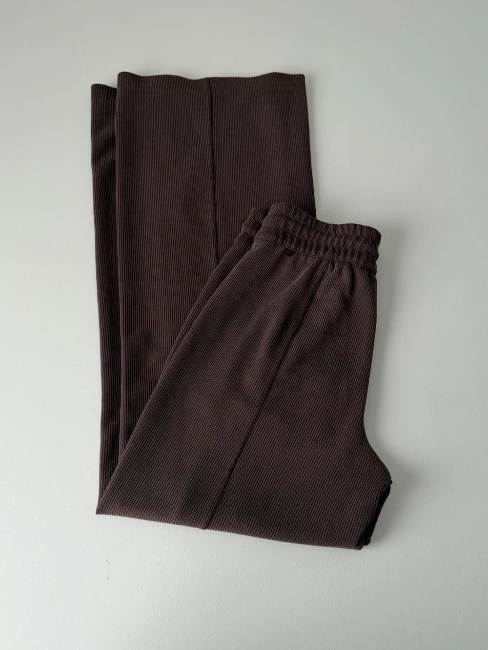 Brown Lululemon Ribbed Softstreme Pant